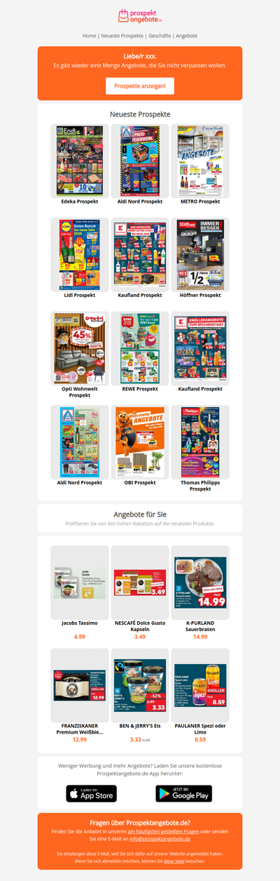Neueste Prospekte aus der Woche 01