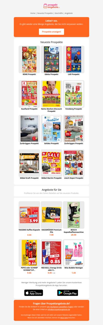 Neueste Prospekte aus der Woche 05
