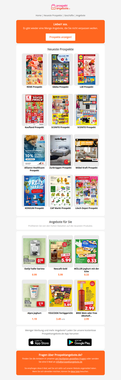 Neueste Prospekte aus der Woche 07