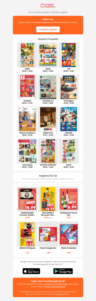 Neueste Prospekte aus der Woche 11
