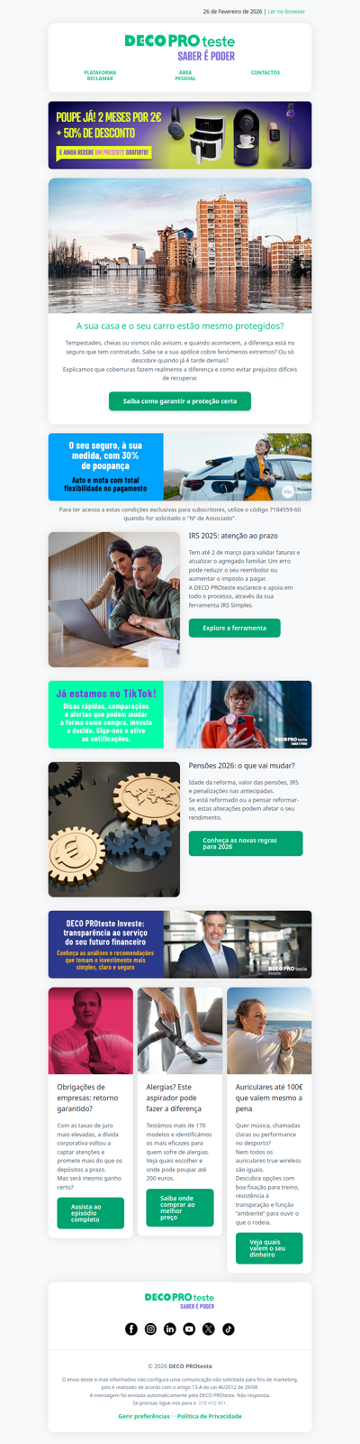 Proteja a sua casa, o seu dinheiro e o seu futuro