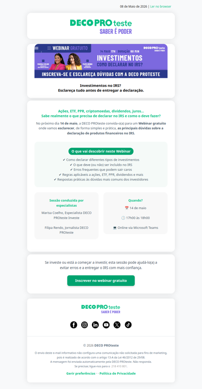 Ainda tem dúvidas no IRS? Saiba como declarar investimentos
