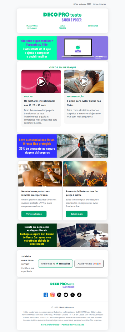 Investimento, burlas nas férias e os riscos que deve evitar