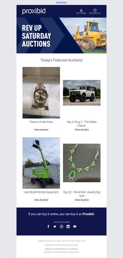 Last Chance: Heavy Equipment, Farm Machinery, Collector Cars, & More - Bid Now!