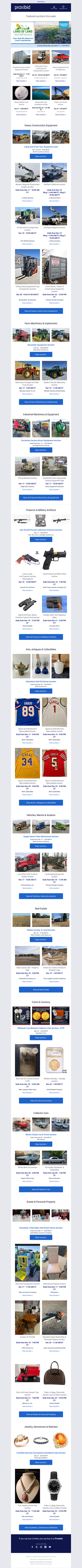 Week Of 12/15: 124 Live & 164 Timed Auctions