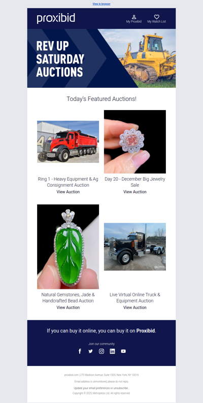 Last Chance: Heavy Equipment, Farm Machinery, Collector Cars, & More - Bid Now!