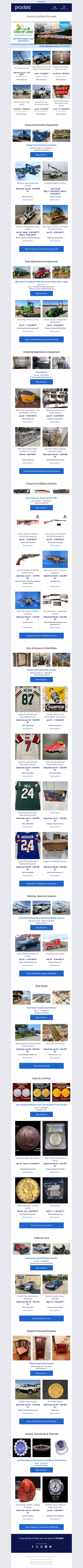 Week Of 01/26: 115 Live & 194 Timed Auctions