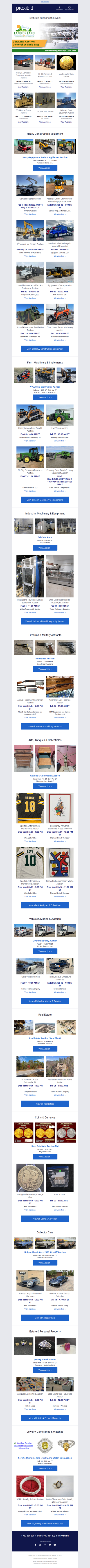 Week Of 02/02: 97 Live & 140 Timed Auctions