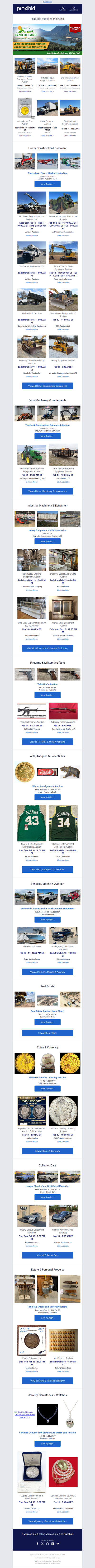 Week Of 02/09: 125 Live & 153 Timed Auctions