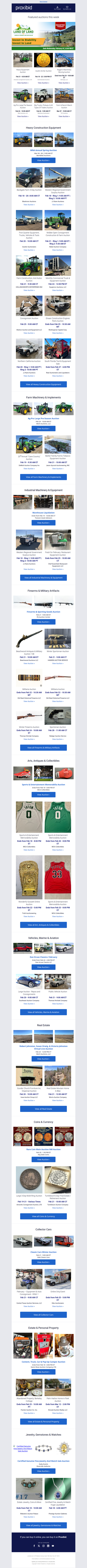 Week Of 02/16: 139 Live & 135 Timed Auctions