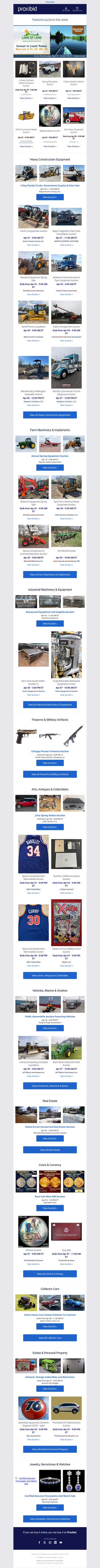 Week Of 03/30 89 Live & 175 Timed Auctions