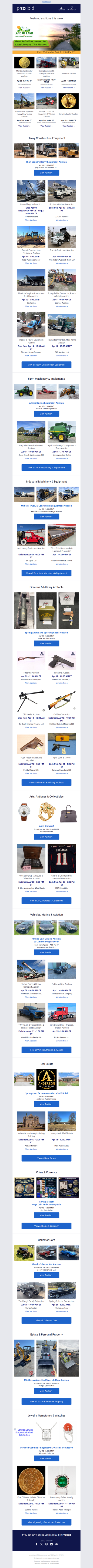 Week Of 04/06: 138 Live & 184 Timed Auctions