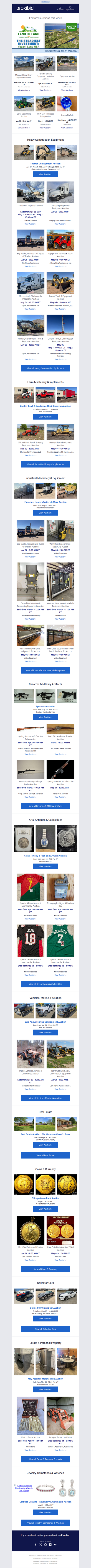 Week Of 04/27: 133 Live & 168 Timed Auctions