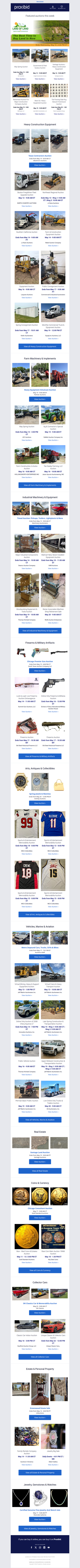Week Of 05/11: 126 Live & 201 Timed Auctions