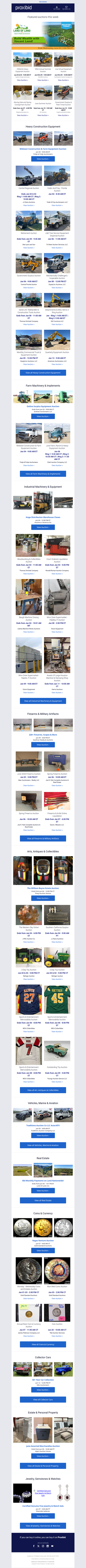 Week Of 06/01: 99 Live & 161 Timed Auctions