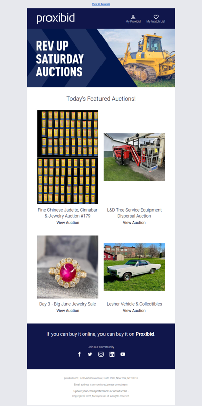 Last Chance: Heavy Equipment, Farm Machinery, Collector Cars, & More - Bid Now!