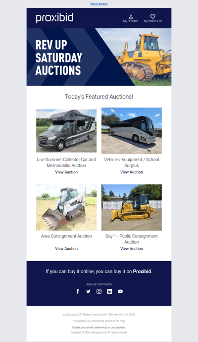 Last Chance: Heavy Equipment, Farm Machinery, Collector Cars, & More - Bid Now!
