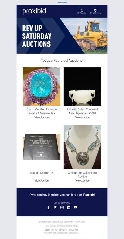 Last Chance: Heavy Equipment, Farm Machinery, Collector Cars, & More - Bid Now!