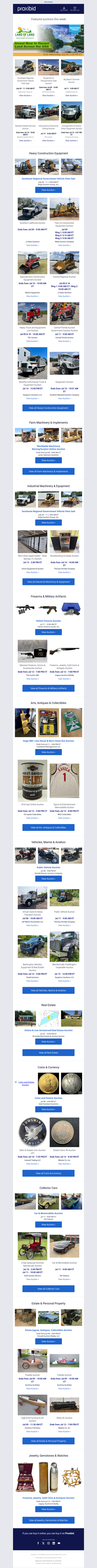 Week Of 07/06: 86 Live & 156 Timed Auctions
