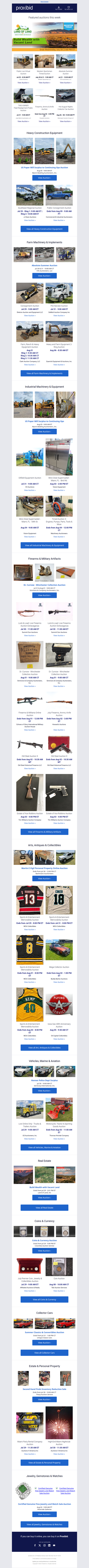 Week Of 07/27: 96 Live & 161 Timed Auctions