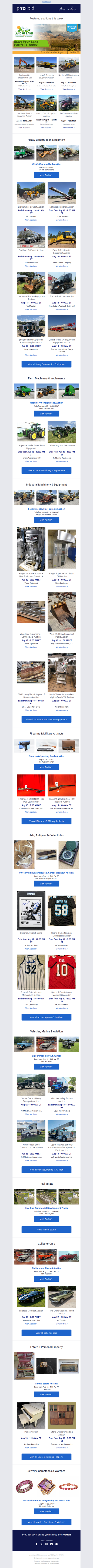 Week Of 08/11: 121 Live & 152 Timed Auctions