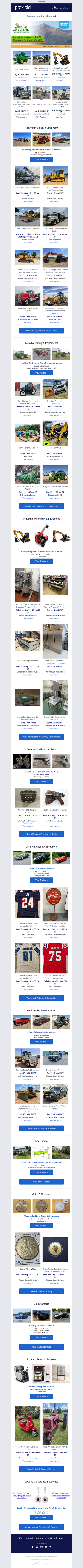 Week Of 09/07: 126 Live & 169 Timed Auctions