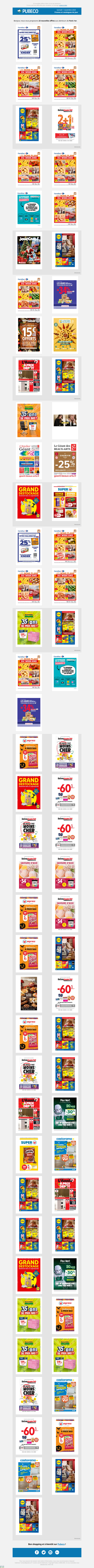 Promotions, prospectus : les nouveautés du jour