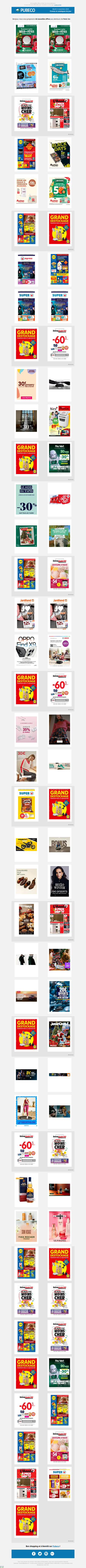 Promotions, prospectus : les nouveautés du jour