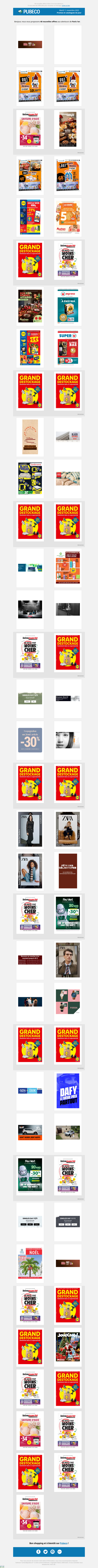 Promotions, prospectus : les nouveautés du jour