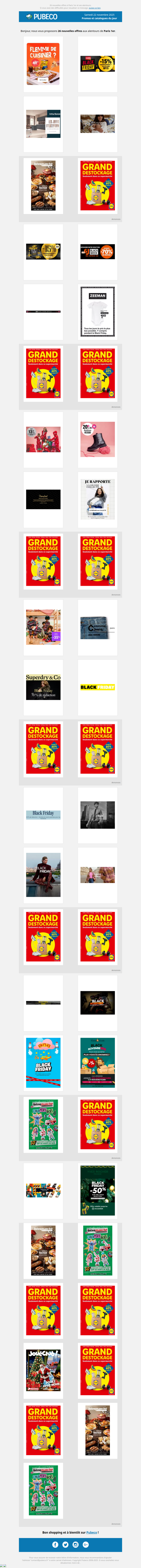 Promotions, prospectus : les nouveautés du jour