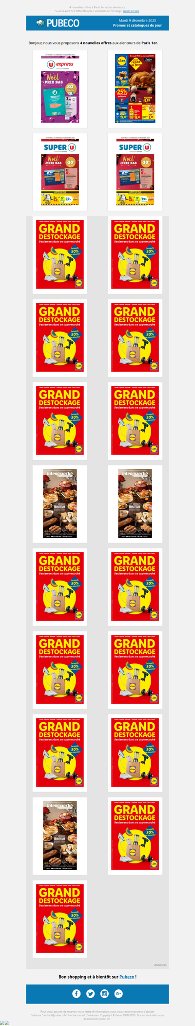 Promotions, prospectus : les nouveautés du jour