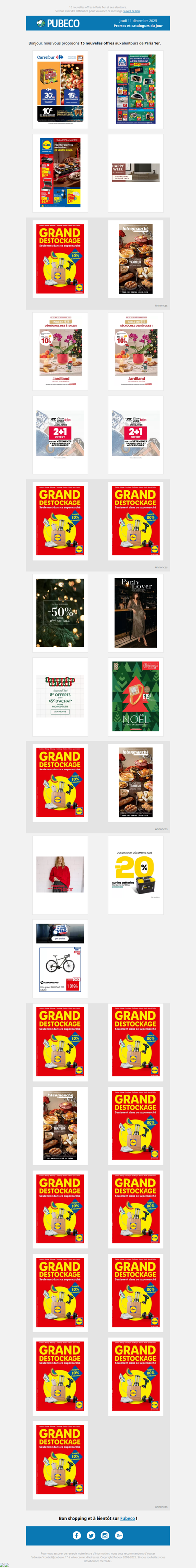 Promotions, prospectus : les nouveautés du jour