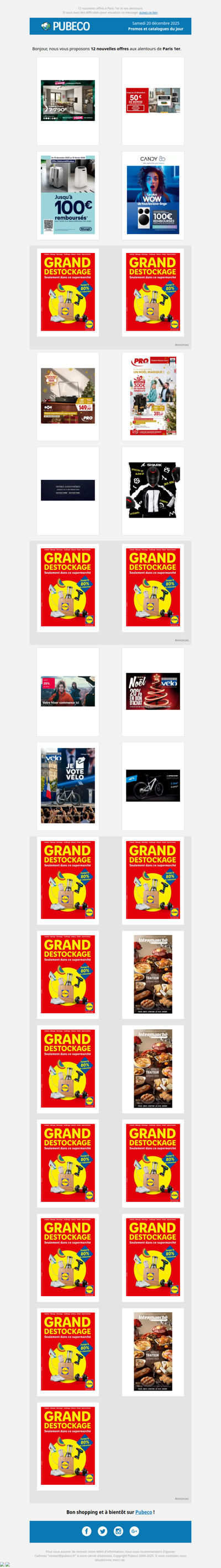 Promotions, prospectus : les nouveautés du jour