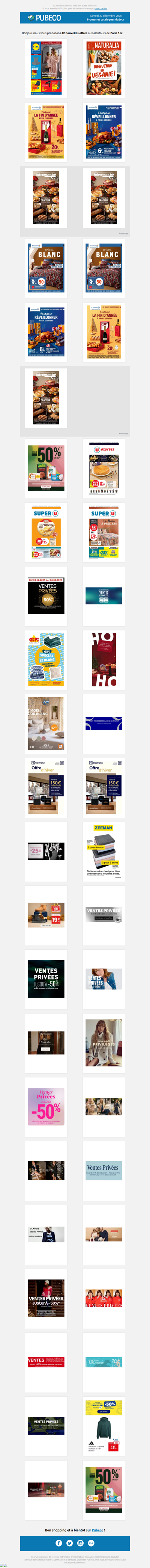 Promotions, prospectus : les nouveautés du jour