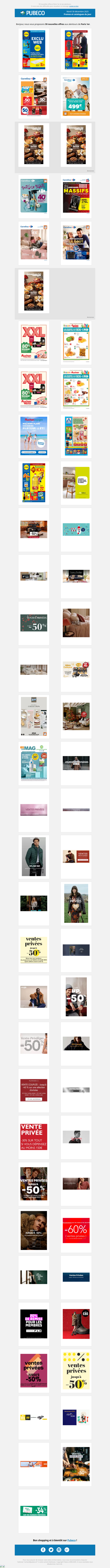 Promotions, prospectus : les nouveautés du jour