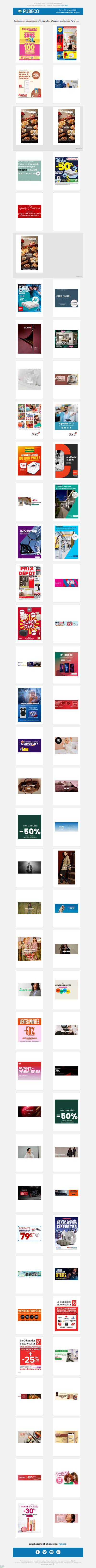 Promotions, prospectus : les nouveautés du jour