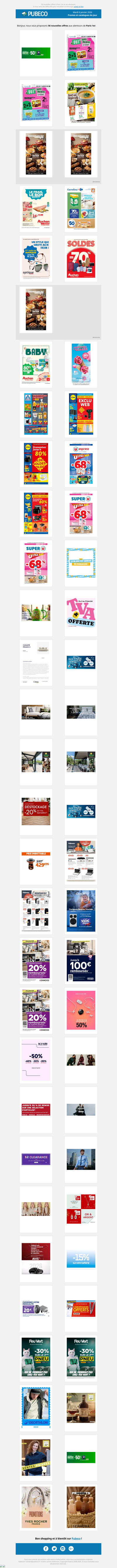 Promotions, prospectus : les nouveautés du jour