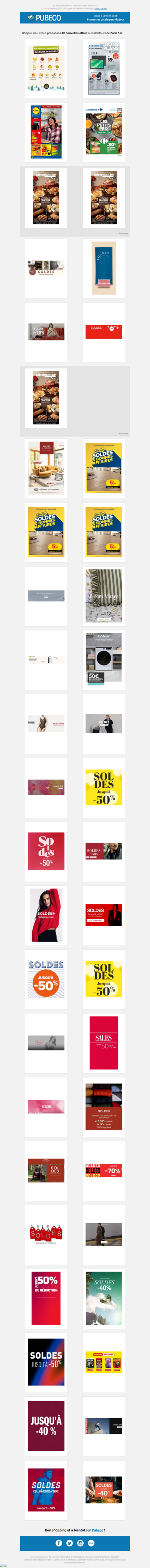 Promotions, prospectus : les nouveautés du jour