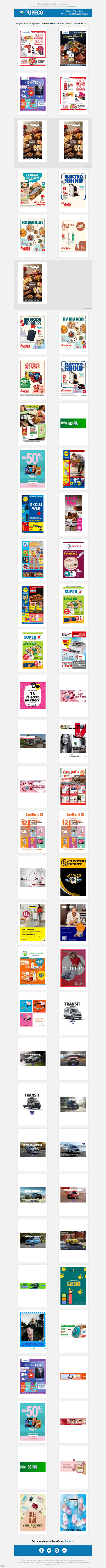 Promotions, prospectus : les nouveautés du jour