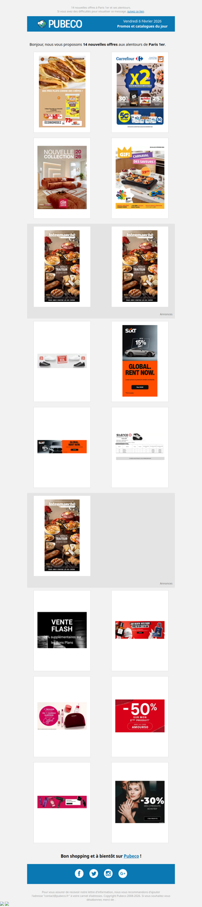 Promotions, prospectus : les nouveautés du jour