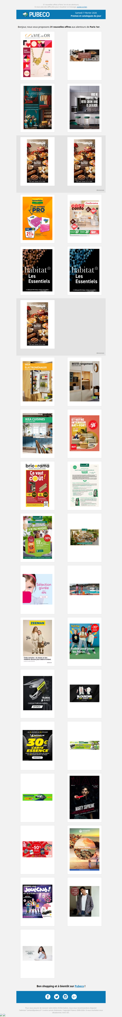 Promotions, prospectus : les nouveautés du jour