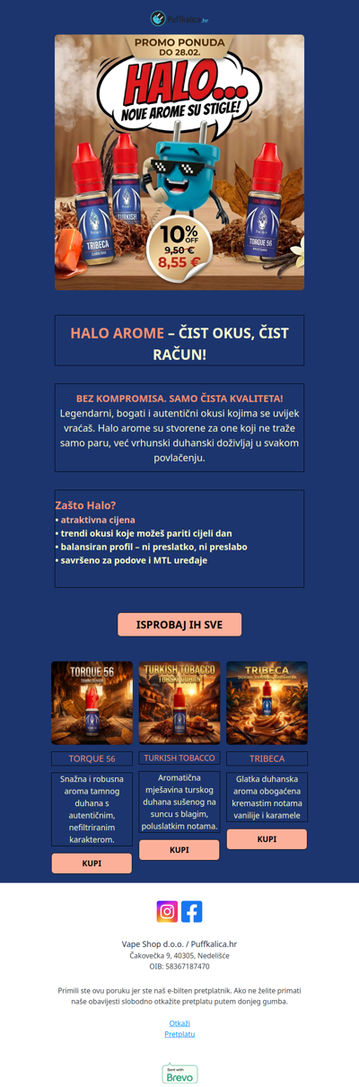 Promo Ponuda - Halo Arome !