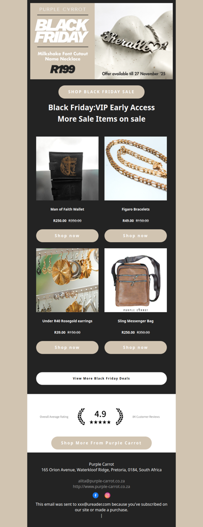 Black Friday Sale-VIP 🖤