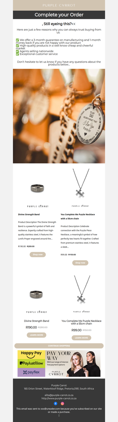 We saved your favourite piece 😀