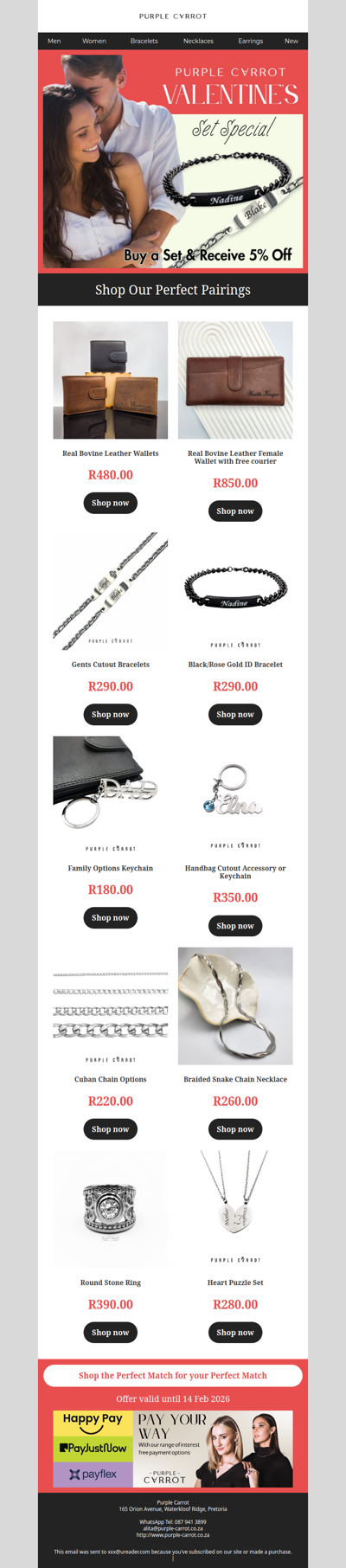 Better together: Our Valentine’s Set Special 🥂