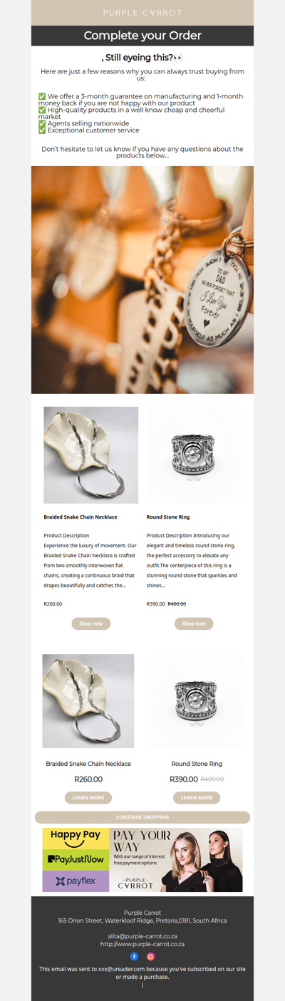 We saved your favourite piece 😀