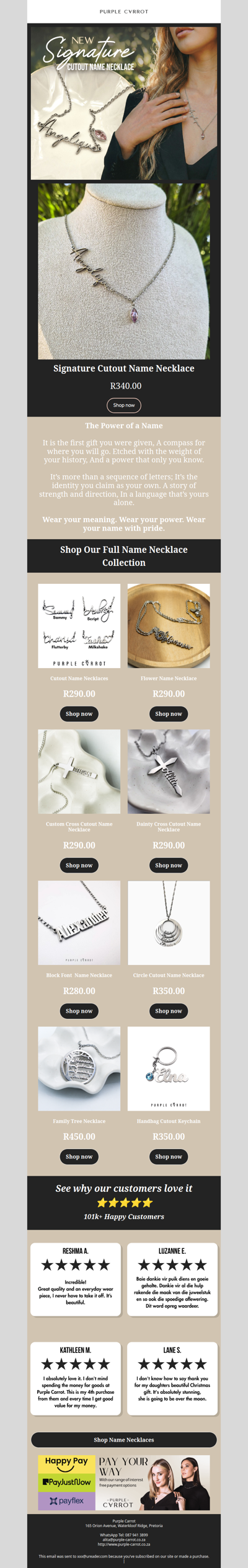 It's here! Your favourite necklace is waiting to be ordered.🌟