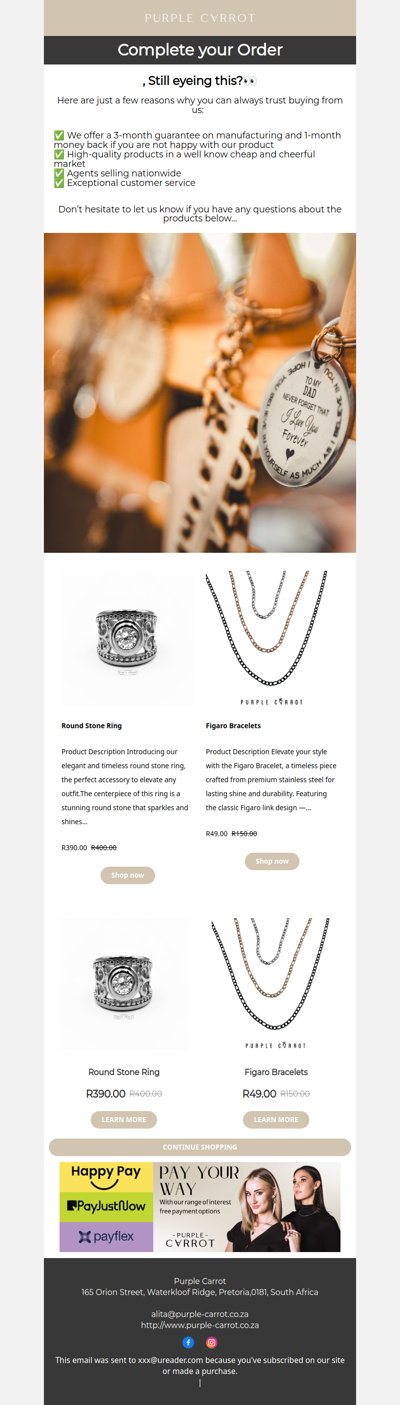 We saved your favourite piece 😀