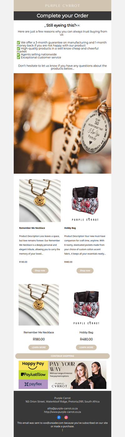 We saved your favourite piece 😀