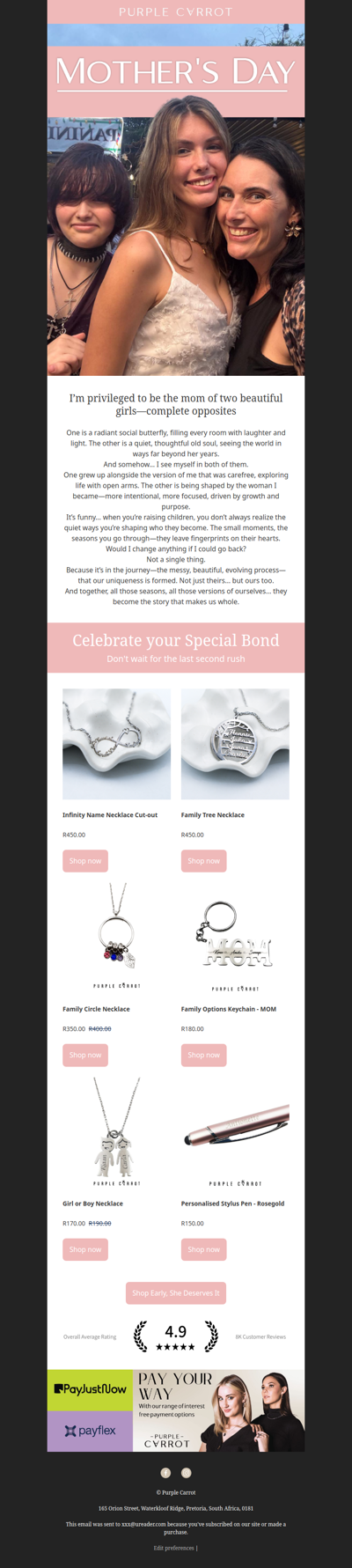 Mother's Day is closer than you think 💐